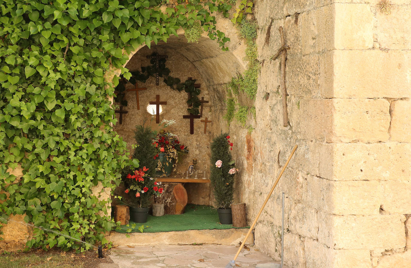 Fotografías de la visita de Luis Álvarez al castillo de Pedraza