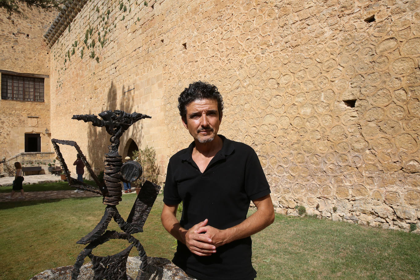 Fotografías de la visita de Luis Álvarez al castillo de Pedraza