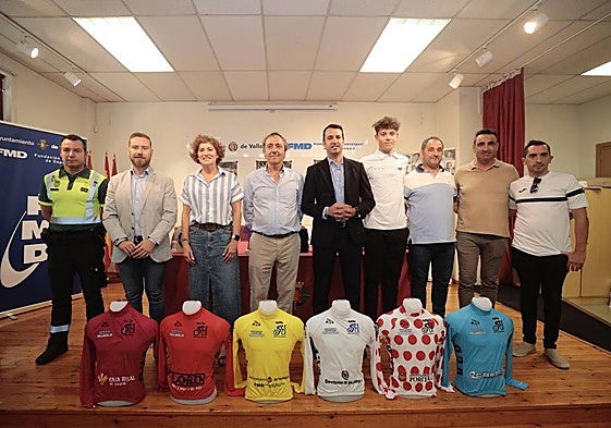 Presentación de la Vuelta Ciclista a Valladolid.