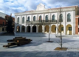 Plaza Mayor de Íscar.