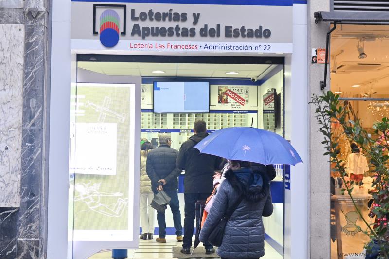 Una administración de Loterías y Apuestas en Valladolid.