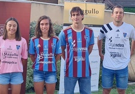 Equipaciones de la Gimnástica Segoviana para la temporada 2024-2025.