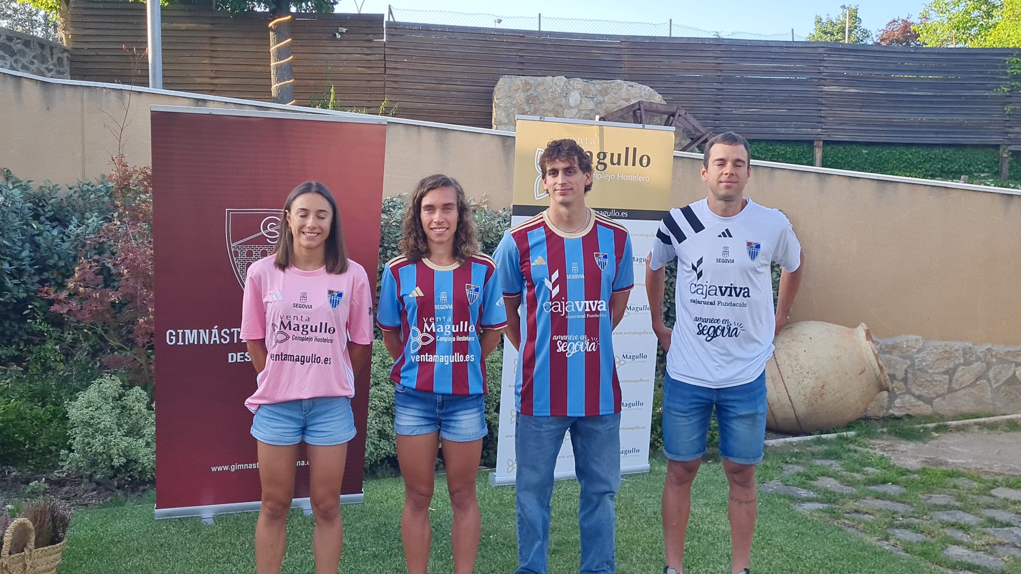 Equipaciones de la Gimnástica Segoviana para la temporada 2024-2025.