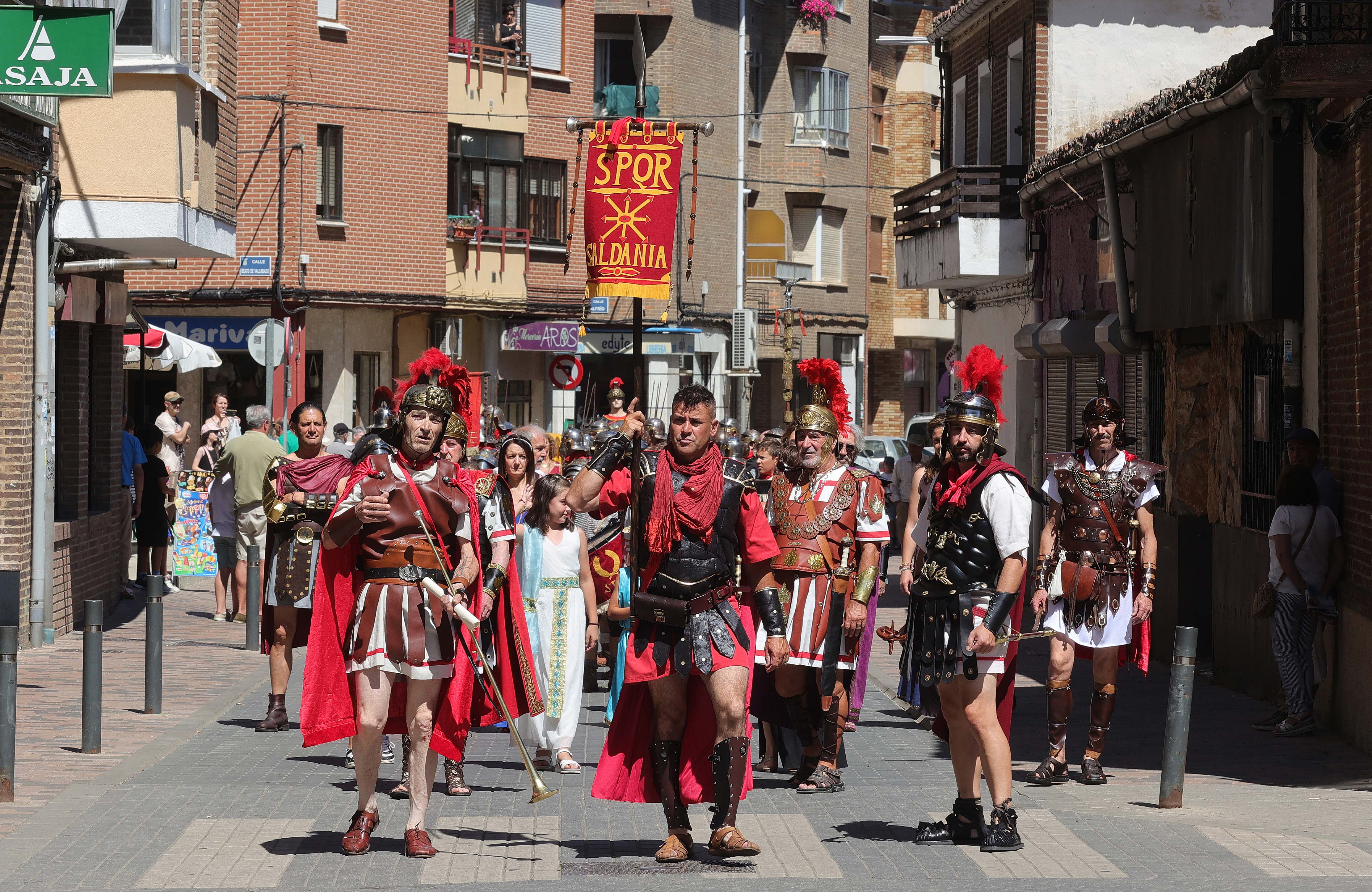 Mercado romano en Saldaña