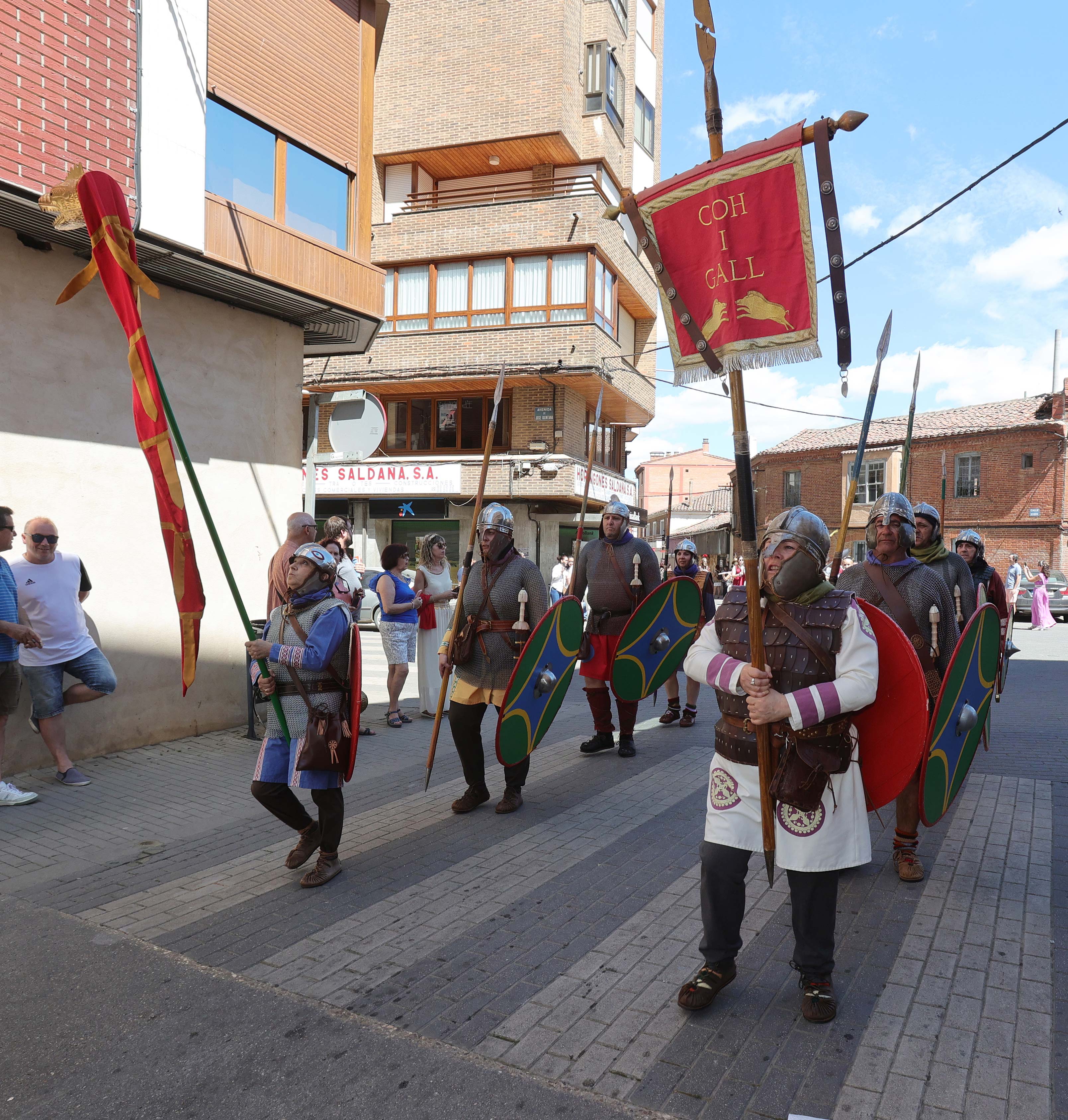 Mercado romano en Saldaña