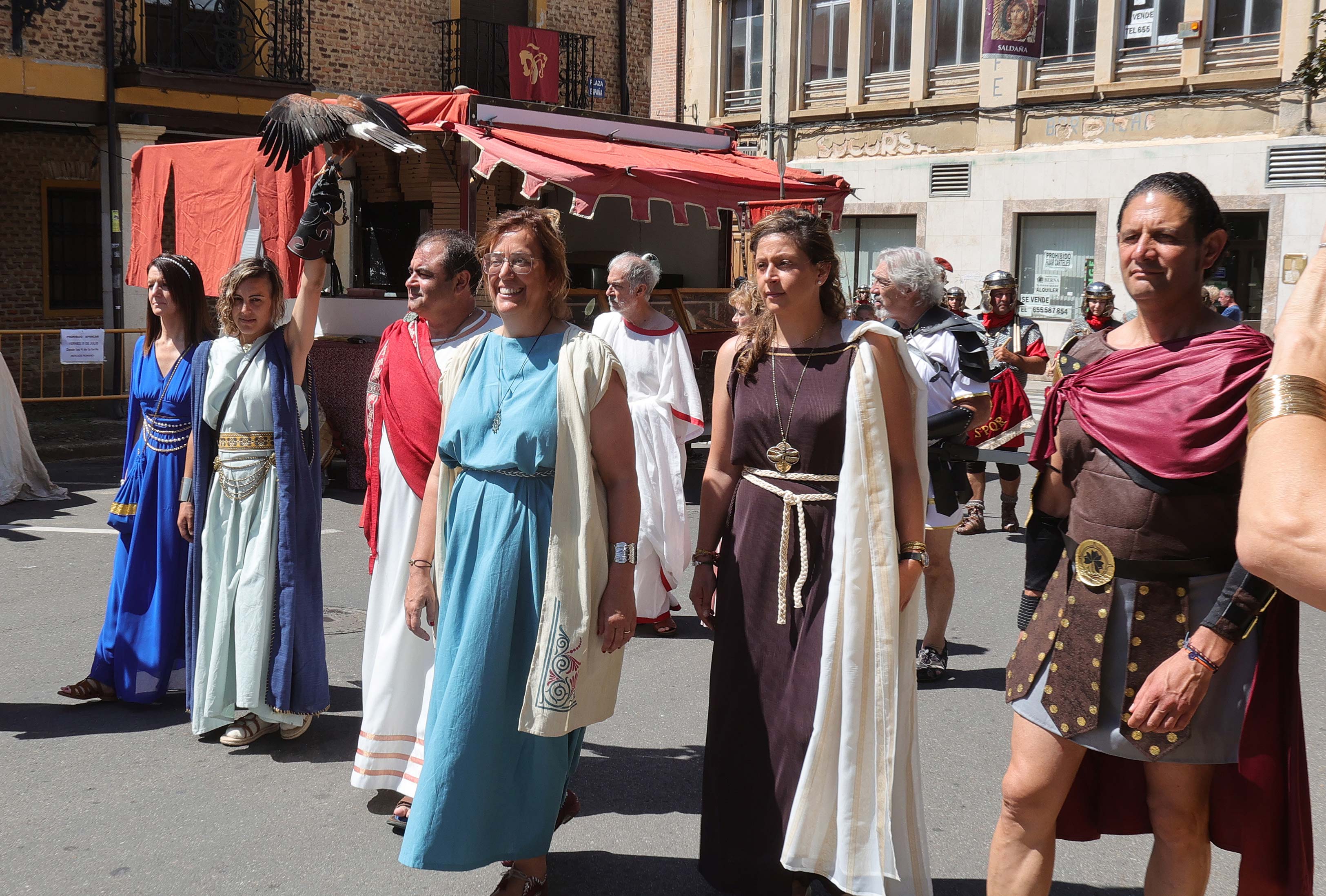 Mercado romano en Saldaña