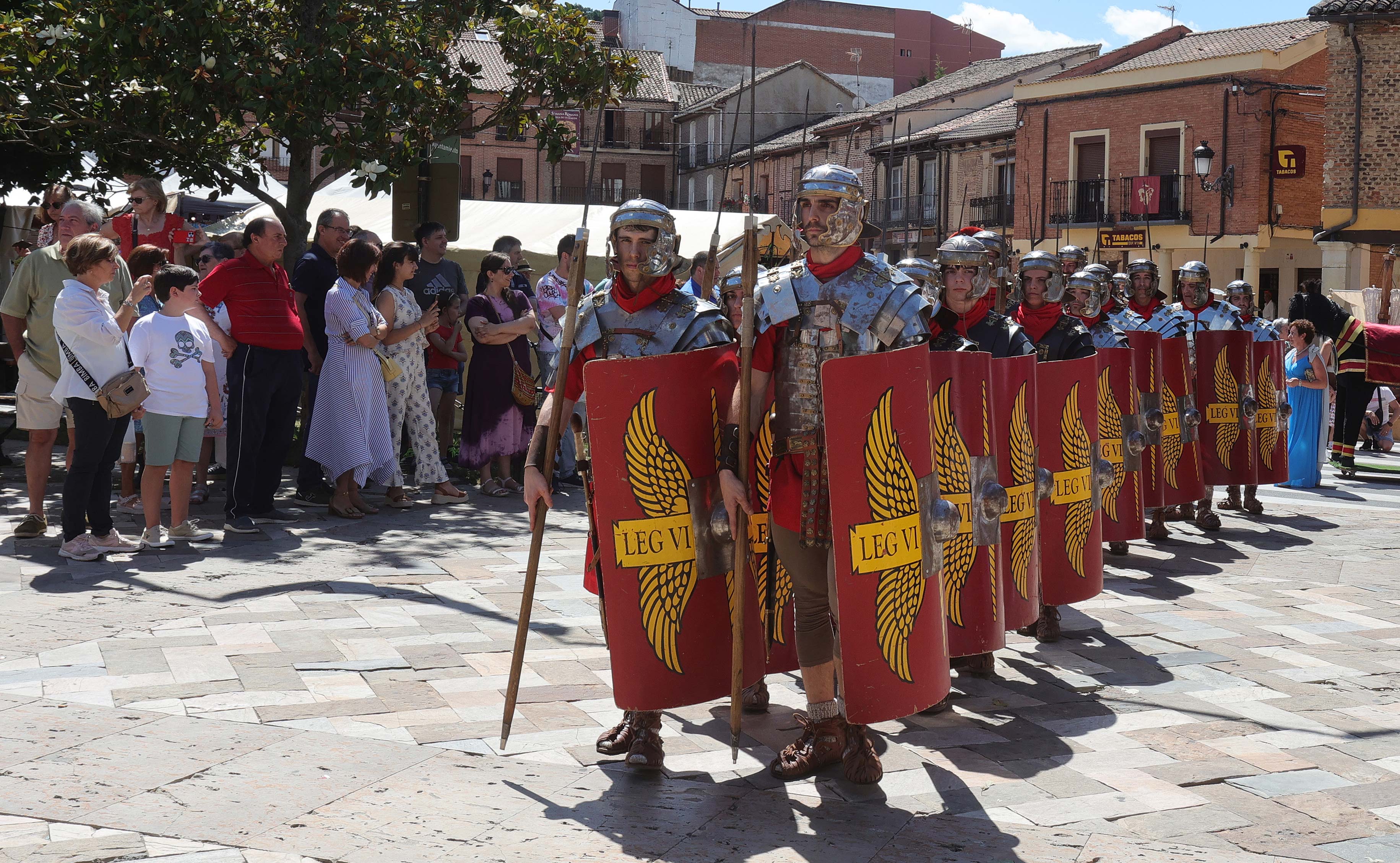 Mercado romano en Saldaña