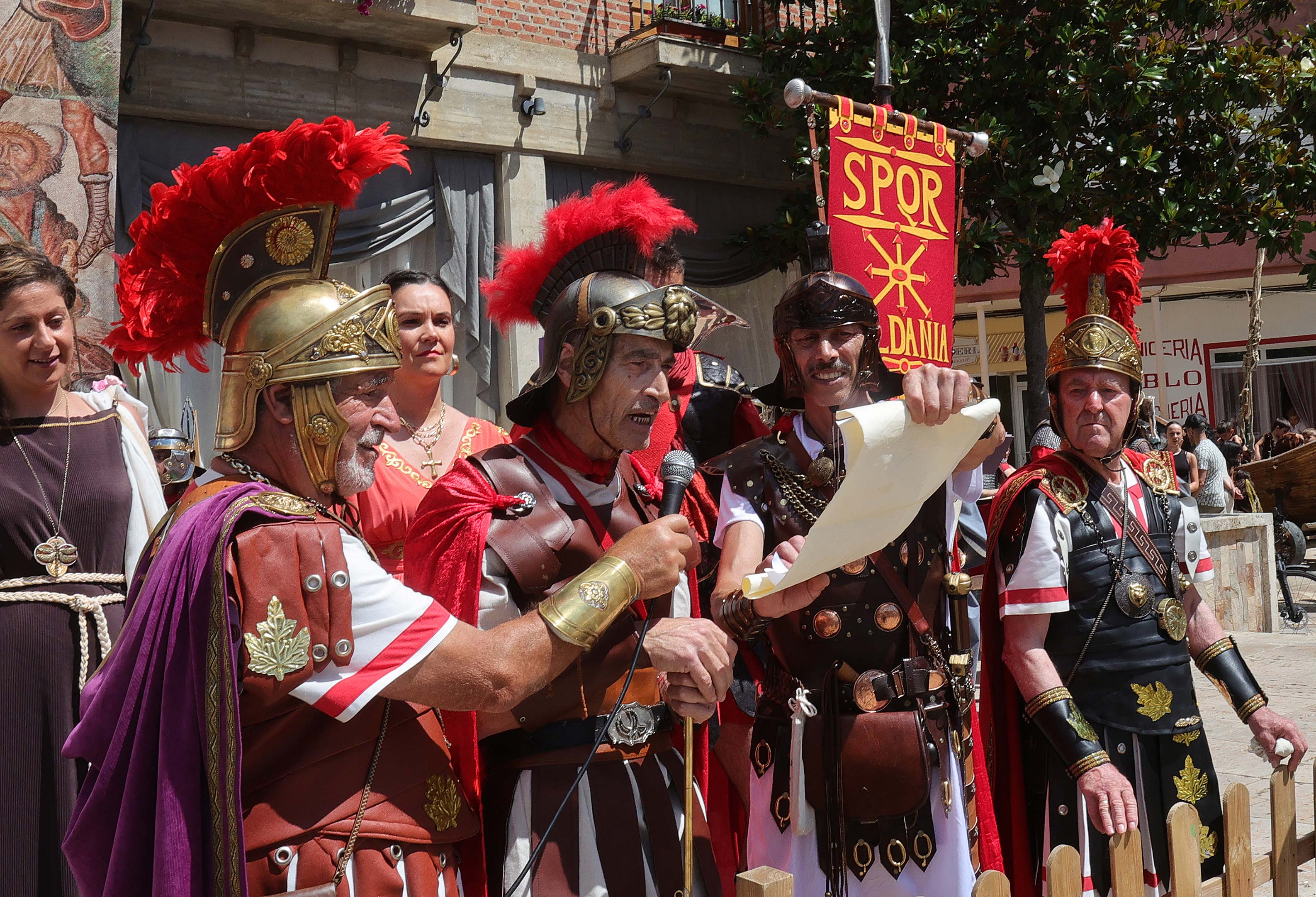 Mercado romano en Saldaña