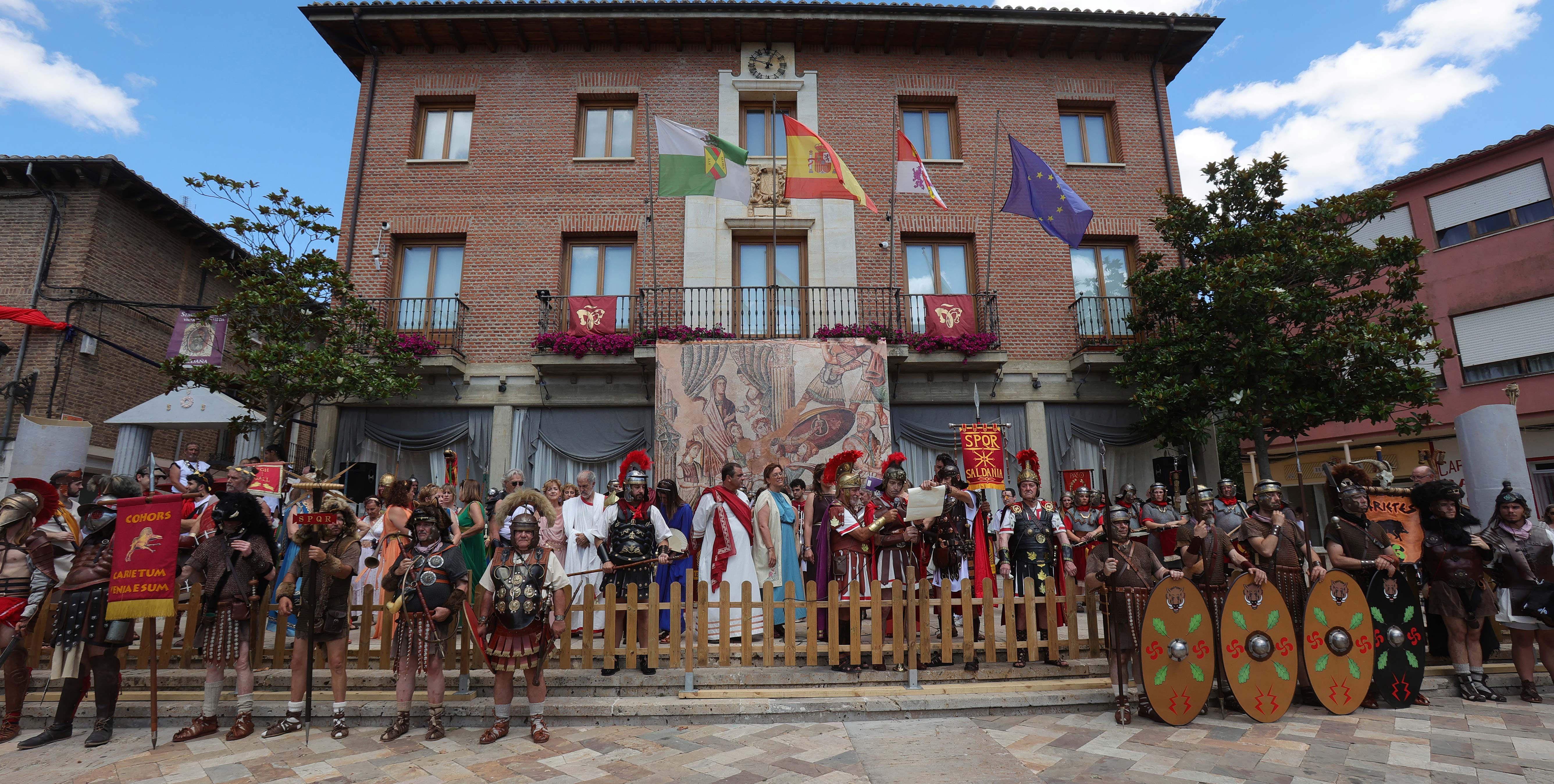 Mercado romano en Saldaña