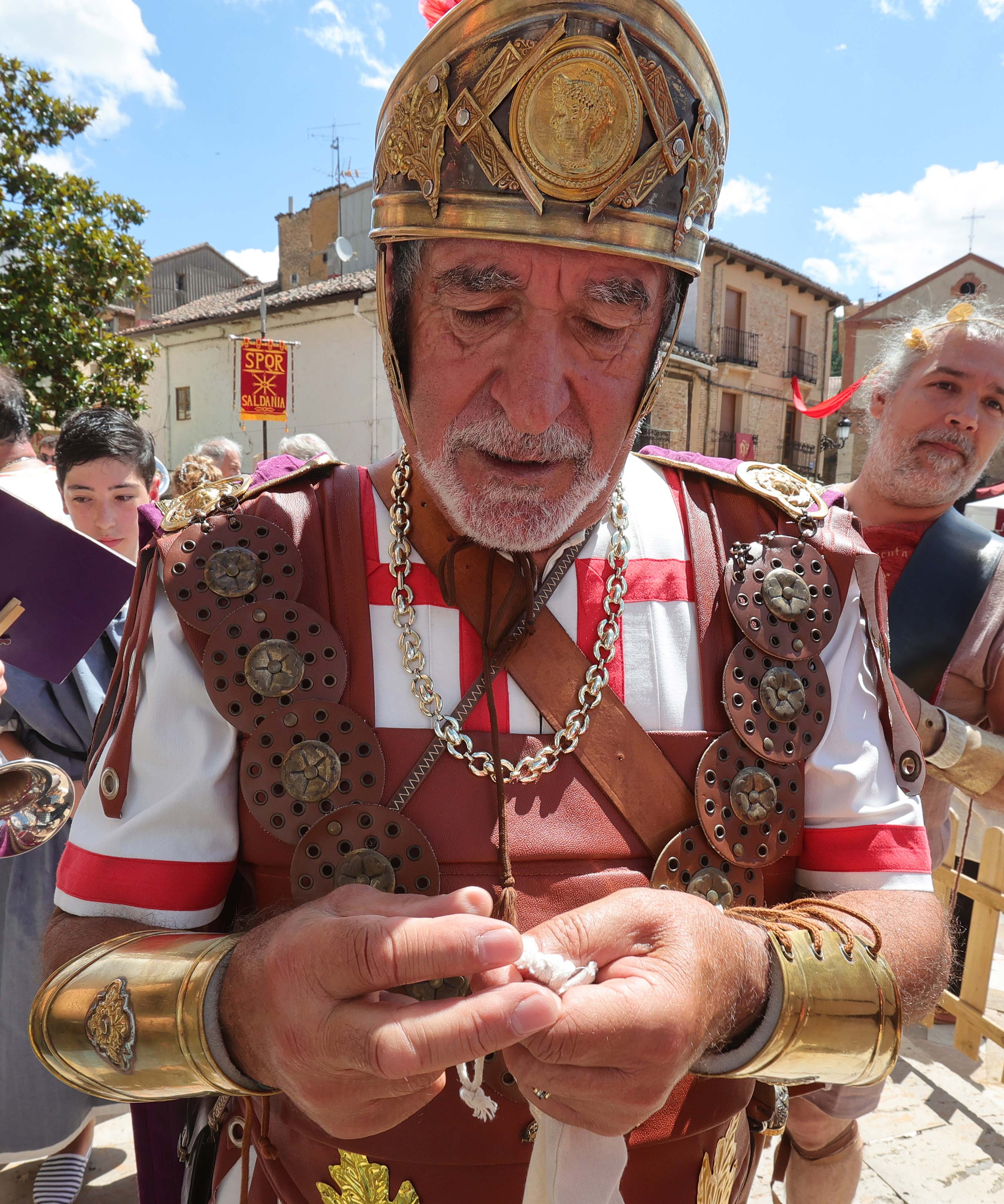 Mercado romano en Saldaña