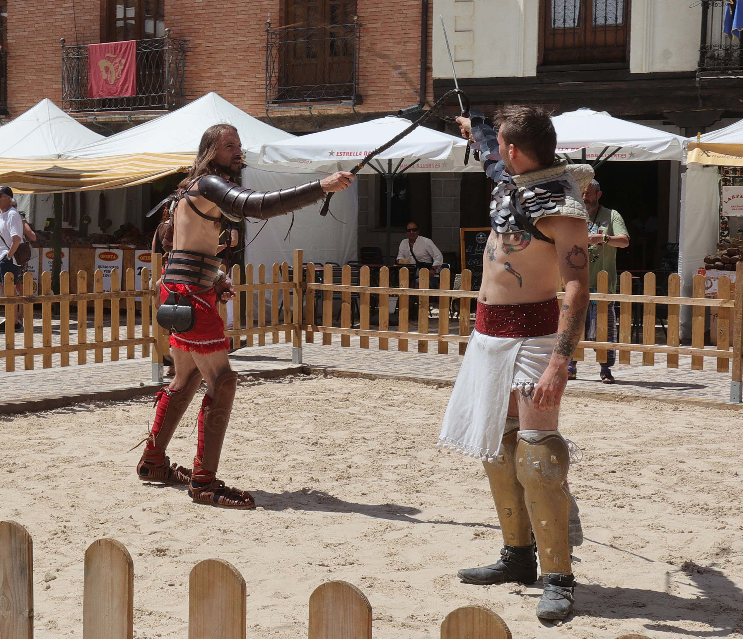 Mercado romano en Saldaña