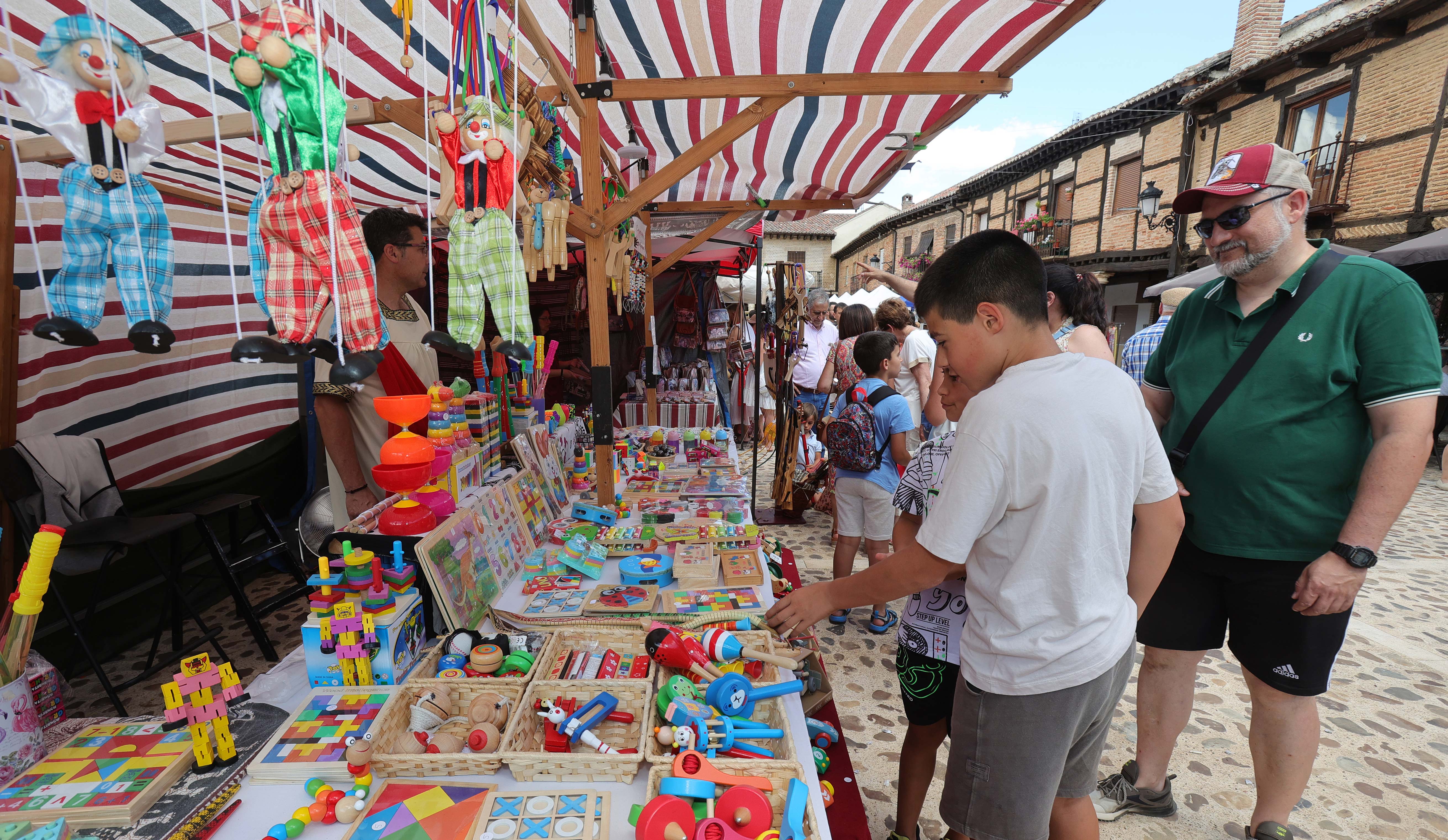 Mercado romano en Saldaña