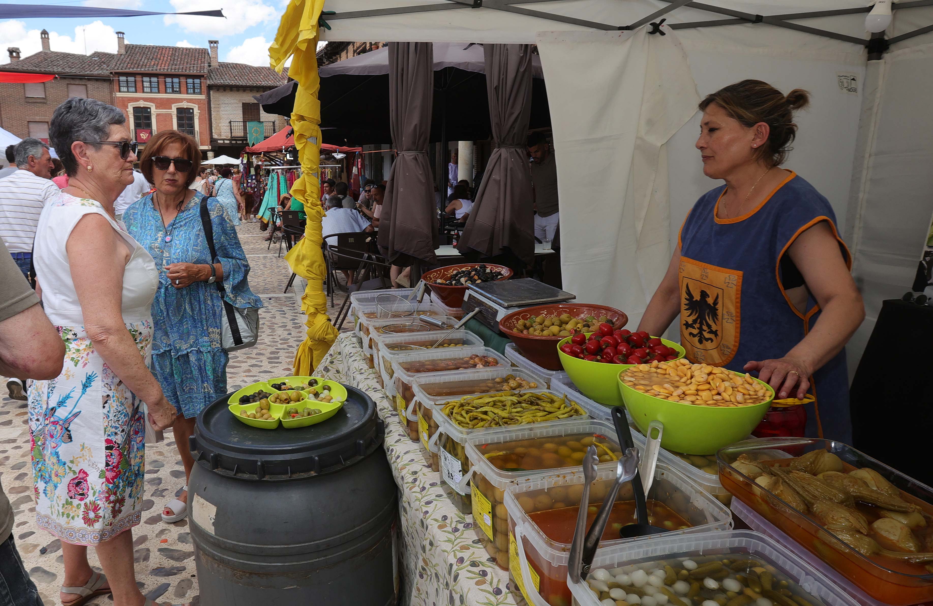 Mercado romano en Saldaña