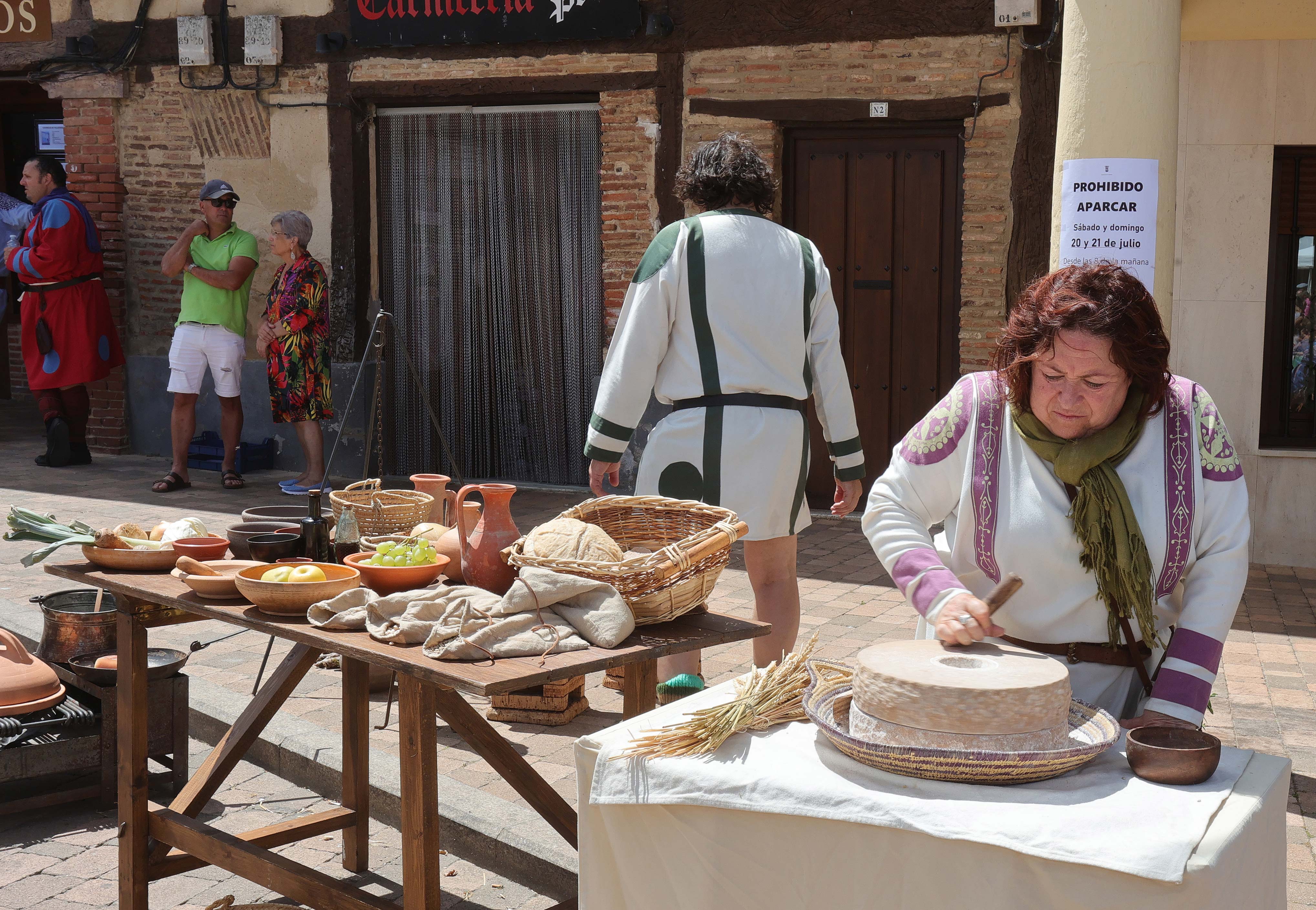 Mercado romano en Saldaña