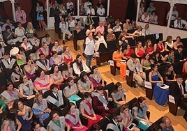 Graduación de estudiantes de Enfermería.