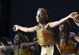 Imágenes del concierto Voces por Benín de este domingo en el Colegio San José de Valladolid