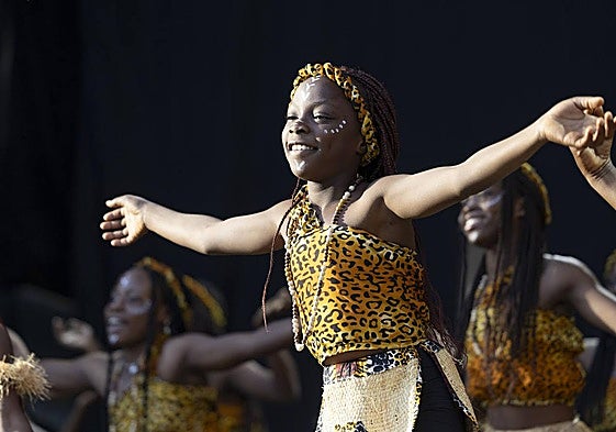 Imágenes del concierto Voces por Benín de este domingo en el Colegio San José de Valladolid