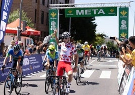 Meta de la última etapa de la Vuelta a Valladolid Junior
