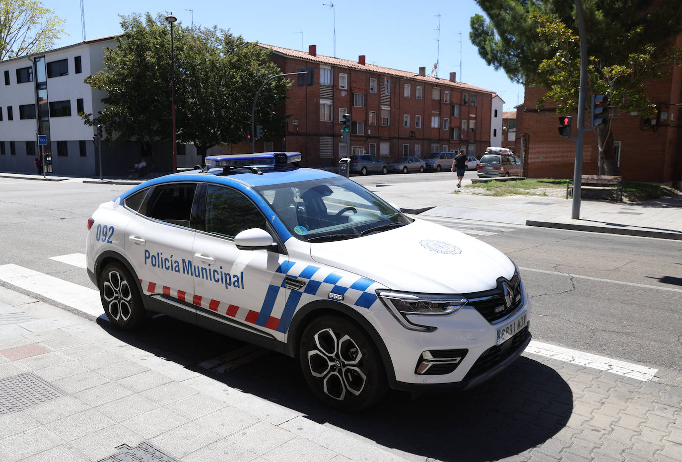 Coche de la Policía Local de Valladolid.