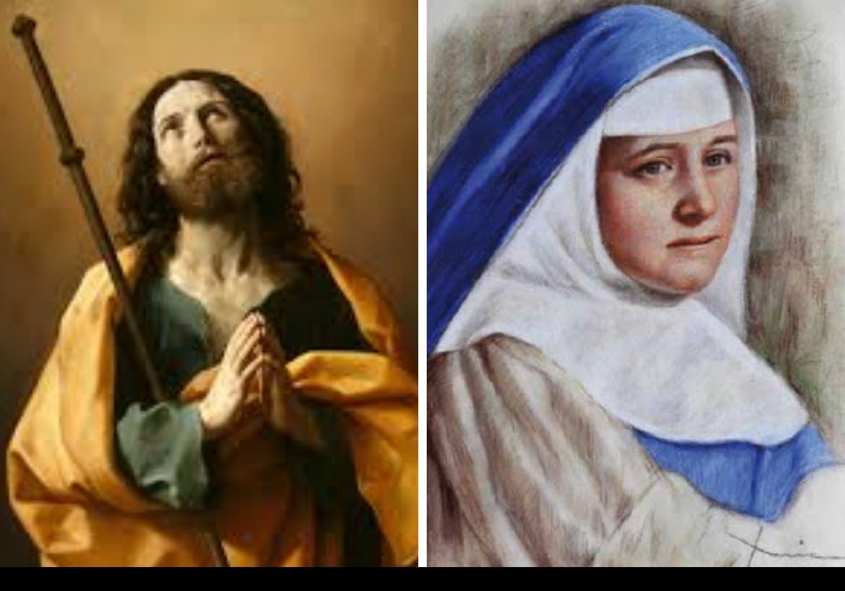 Representaciones de Santiago Apóstol y Santa Carmen Sallés.