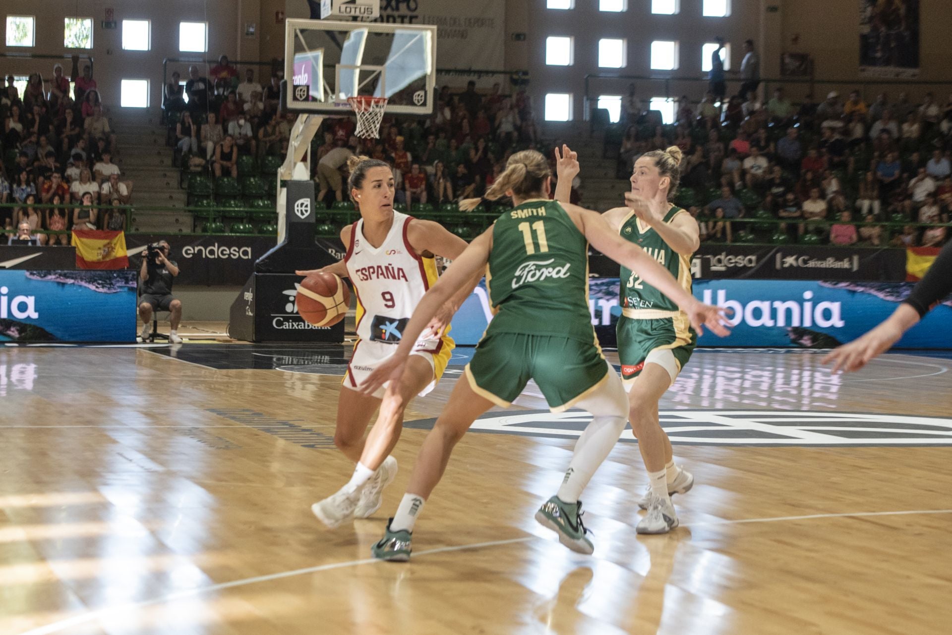 El partido de España contra Australia, en imágenes