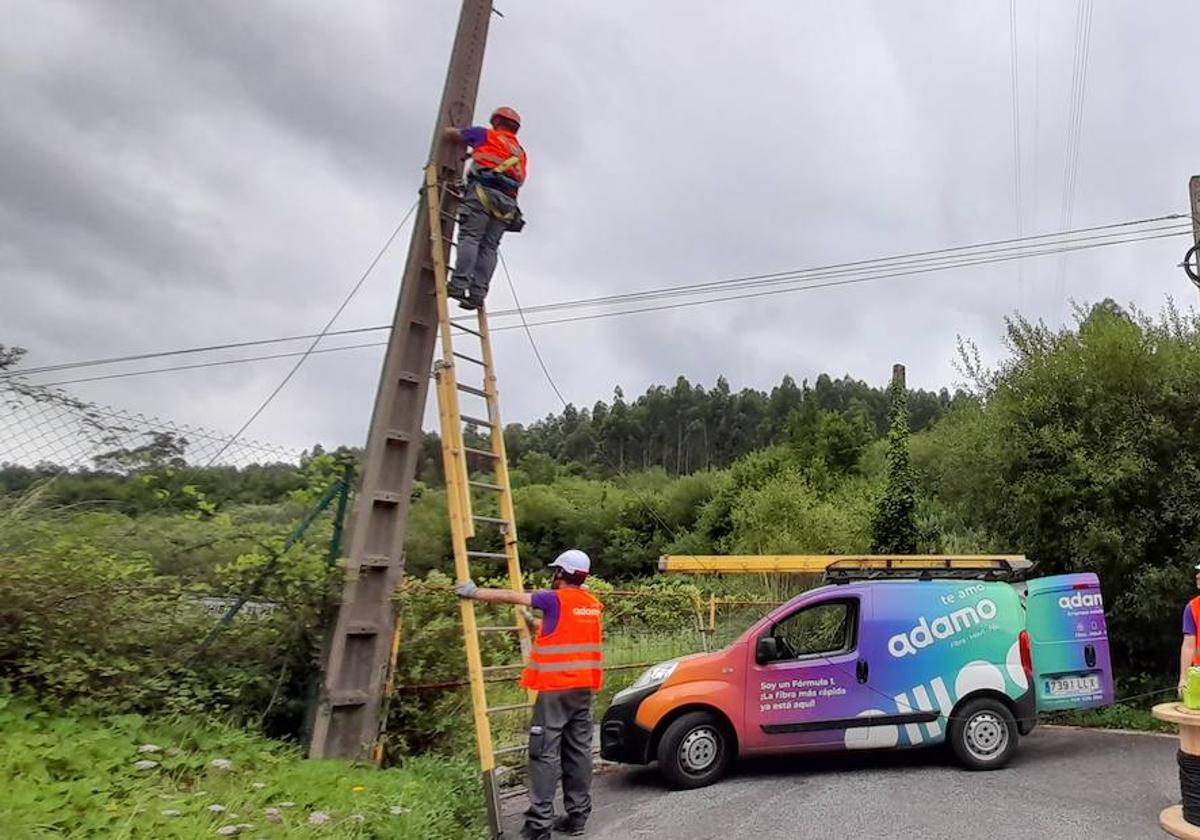 La fibra óptica ha llegado a 50.000 hogares de Palencia en los últimos seis años