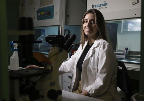 Sara López, investigadora predoctoral de la UVa.