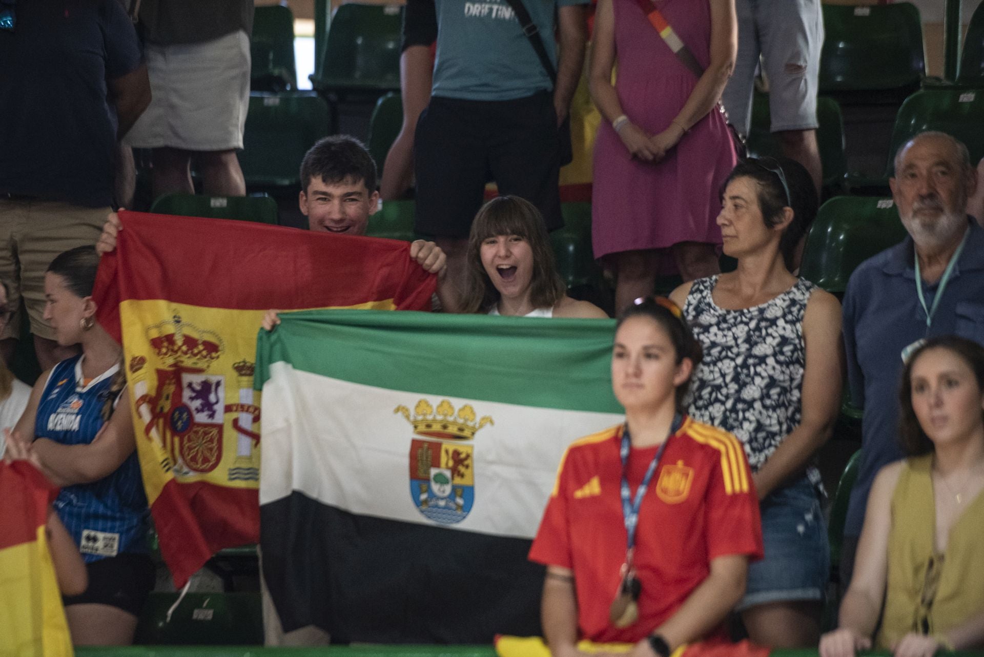 Búscate en las gradas del Pedro Delgado durante el España - Canadá de baloncesto