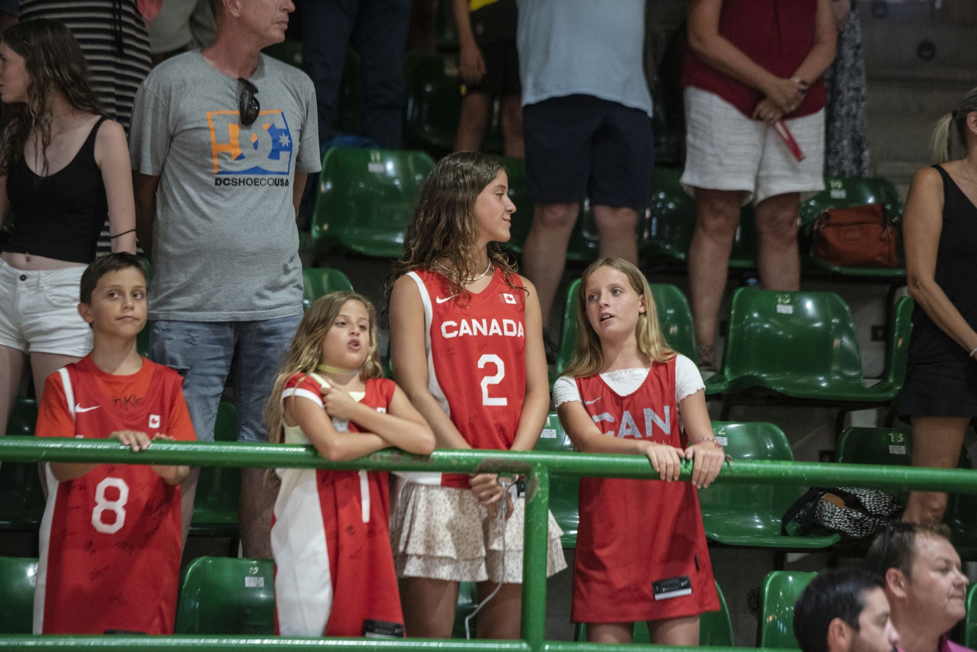 Búscate en las gradas del Pedro Delgado durante el España - Canadá de baloncesto