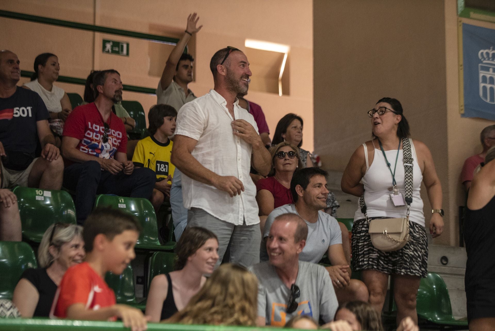 Búscate en las gradas del Pedro Delgado durante el España - Canadá de baloncesto