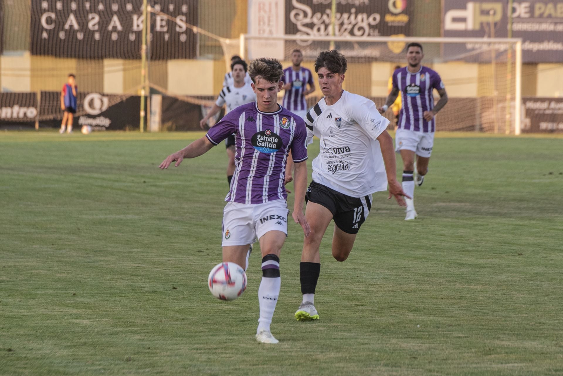 El partido entre la Segoviana y el Real Valladolid, en imágenes