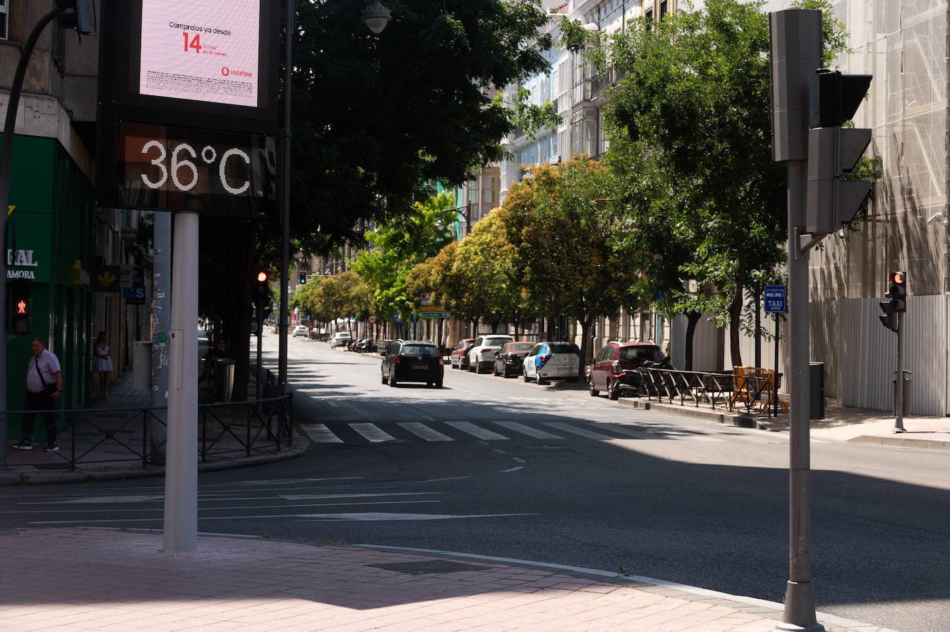 La ola de calor deja desierto Valladolid