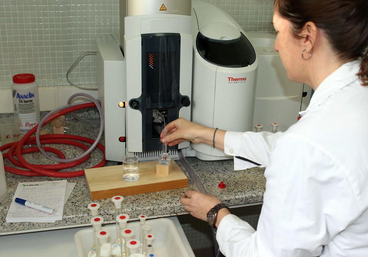 Laboratorio de Prodestur, organismo de la Diputación de Segovia, en el que se llevan a cabo las analíticas.