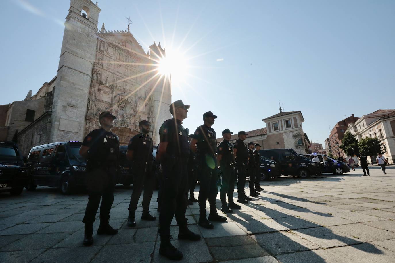 Así son los furgones de los antidisturbios de Valladolid