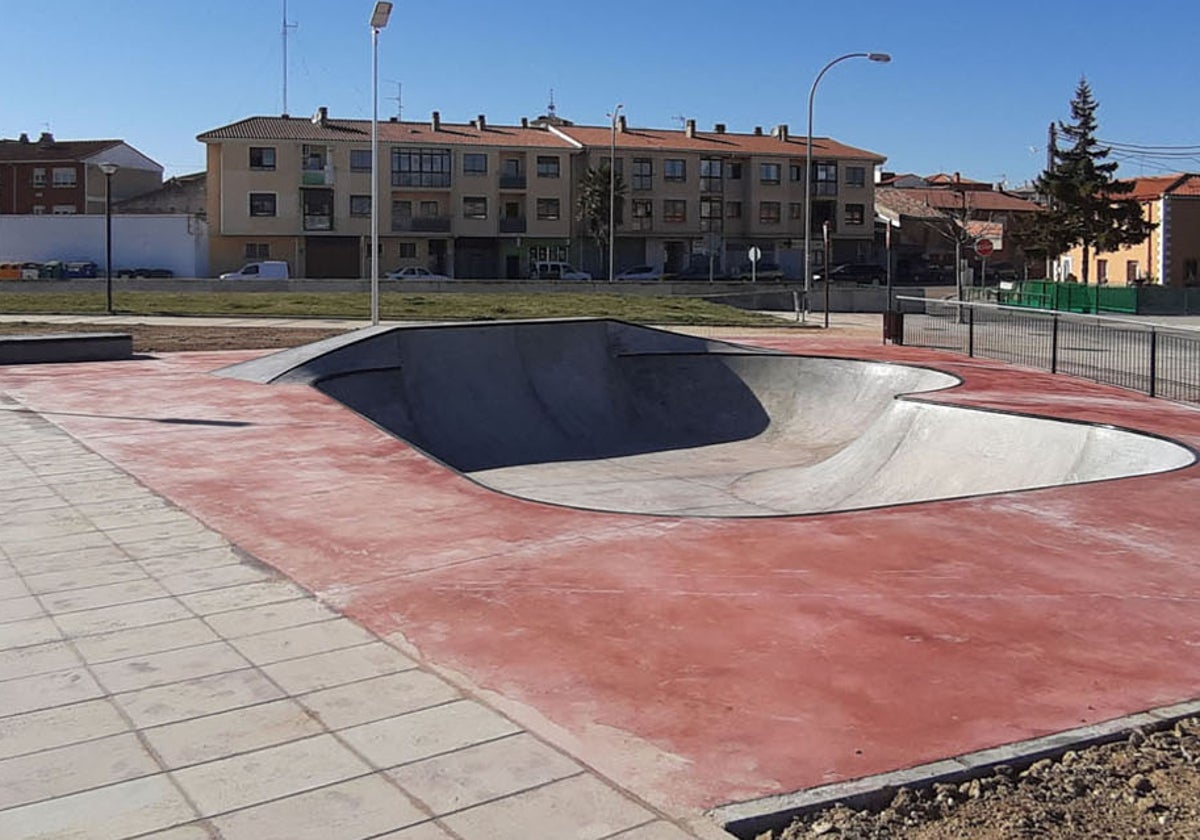 Pista de skate en Villalobón.