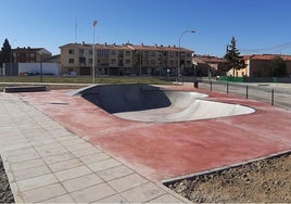 Pista de skate en Villalobón.