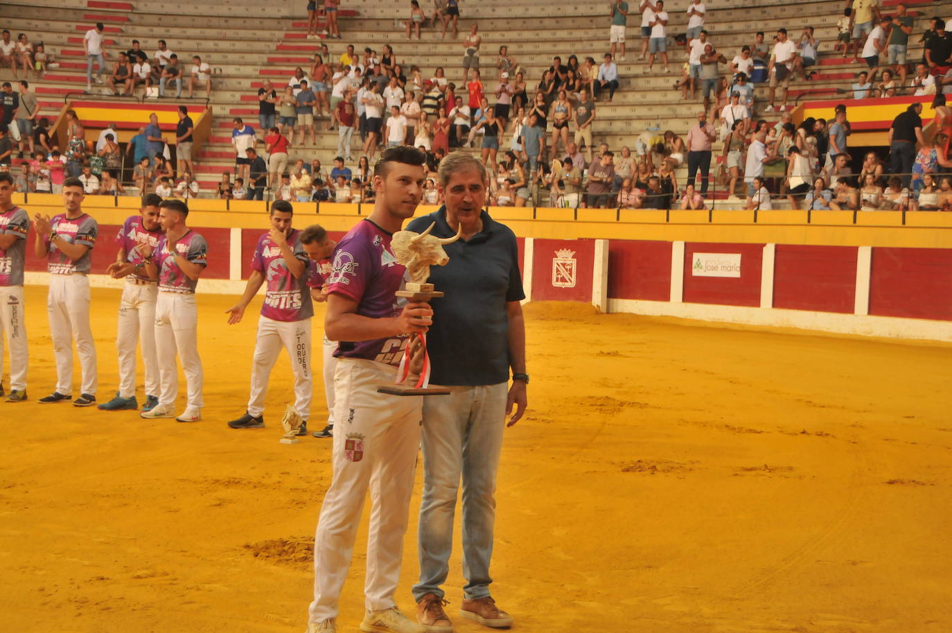 El temple de Cristian Moras se impone en el concurso de cortes de Íscar