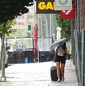 Un chaparrón refresca Valladolid tras su primera noche tropical del año