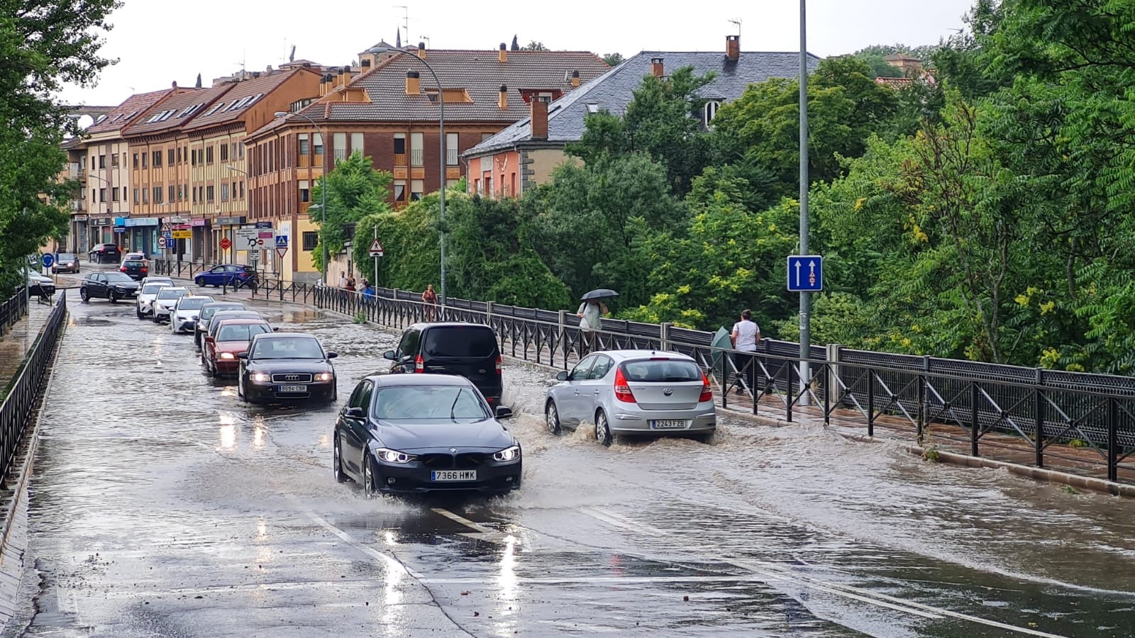 Fotografías de la intensa tormenta en Segovia