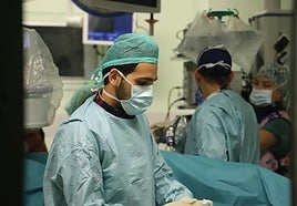 Quirófano del Hospital ed Burgos.