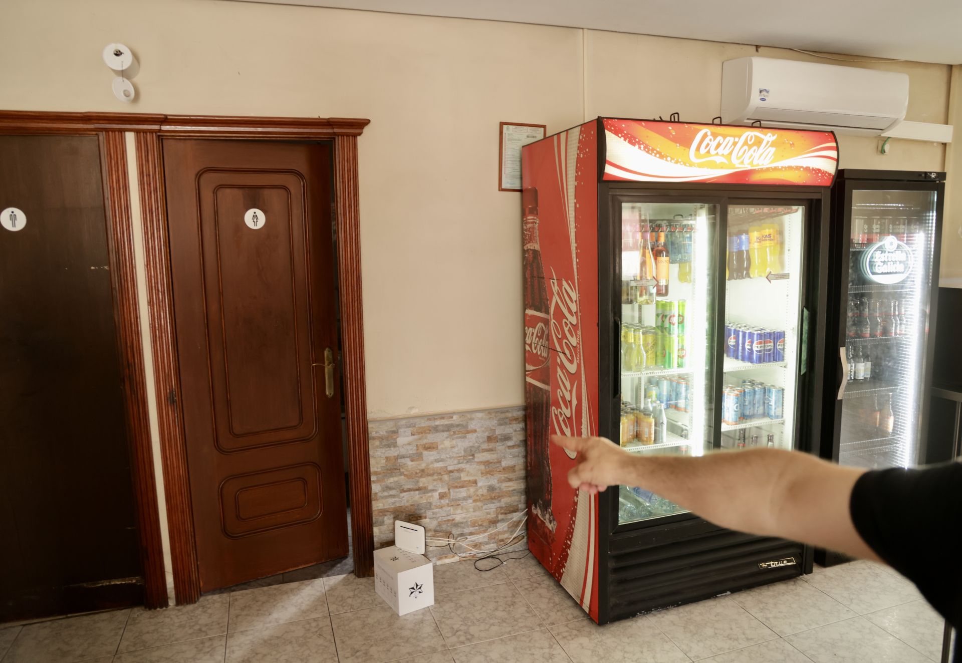 Los destrozos del bar La Maña de Traspinedo, Valladolid