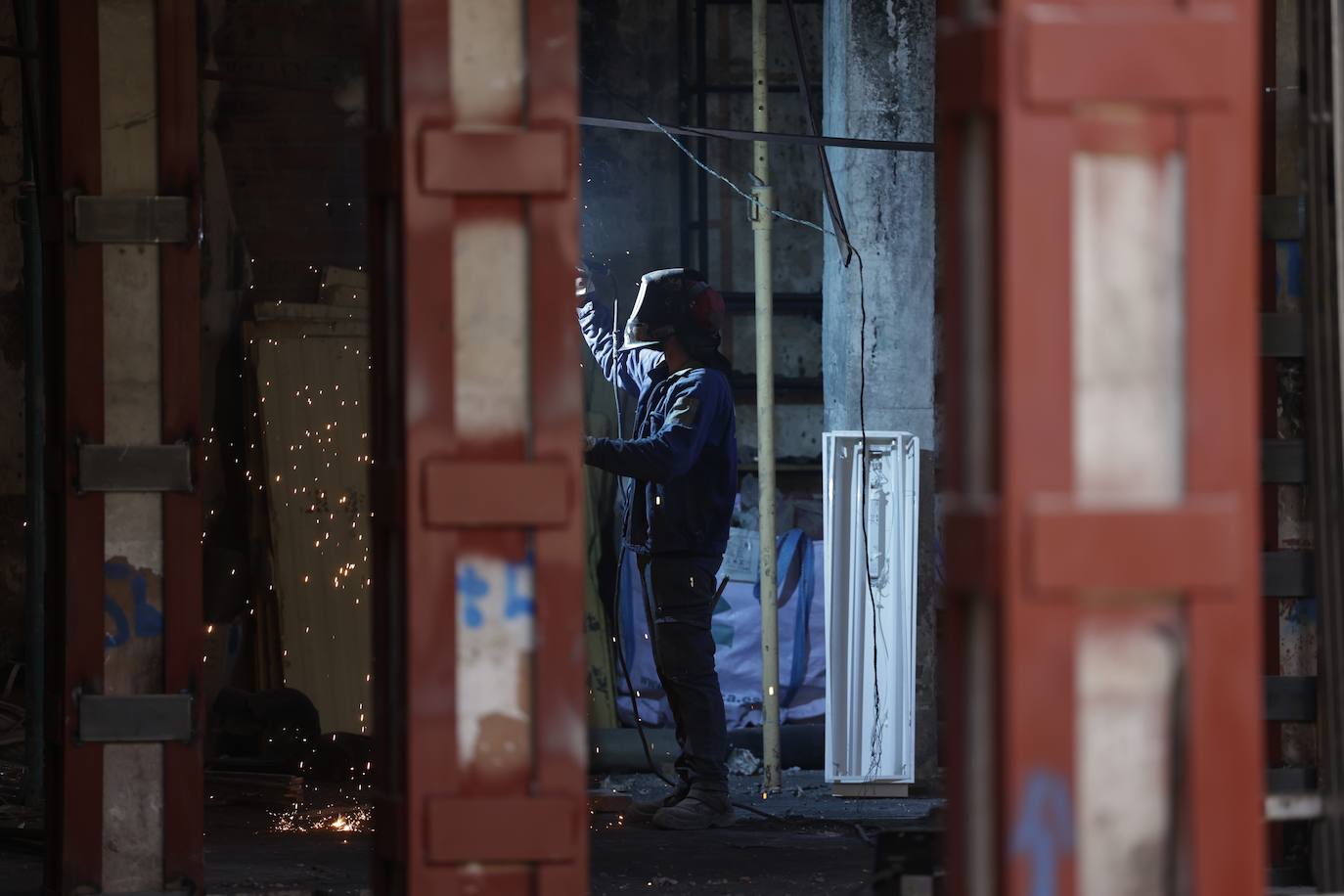 Rehabilitación del edificio afectado por la explosión de gas de la calle Goya