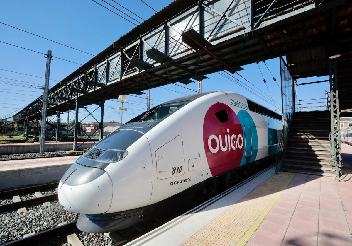 Ouigo en la Estación Campo Grande.