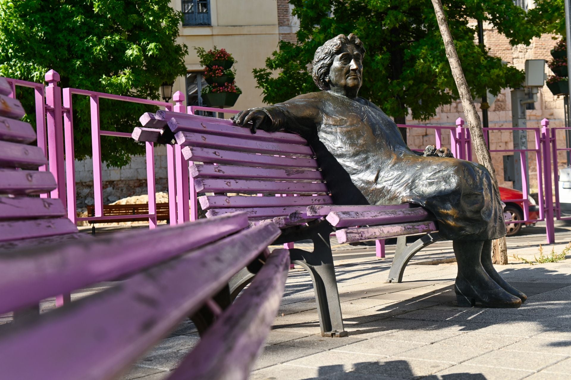 La plaza de Poniente de Valladolid, en imágenes