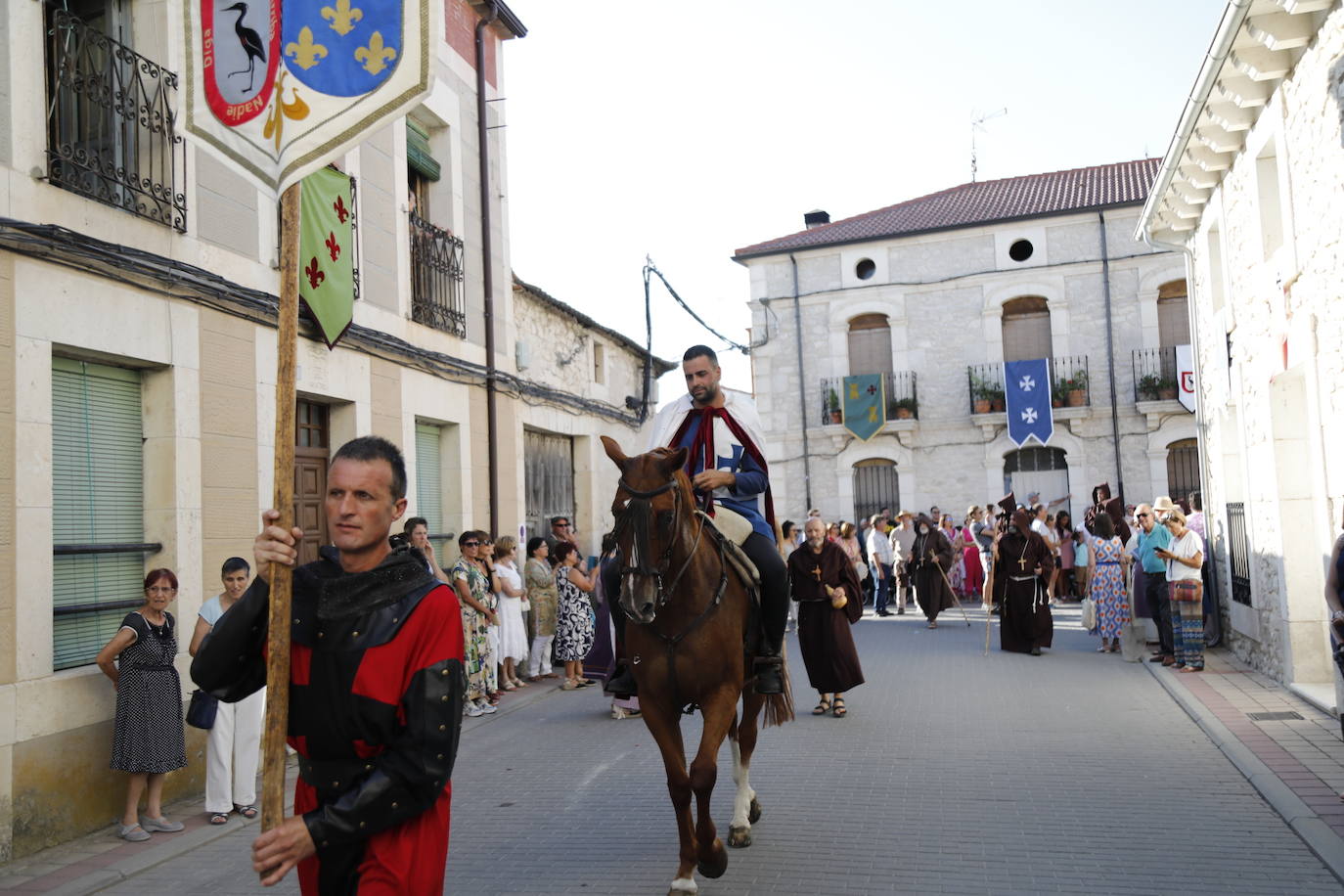 Las imágenes de la recreación de la historia de Campaspero a través de sus vecinos