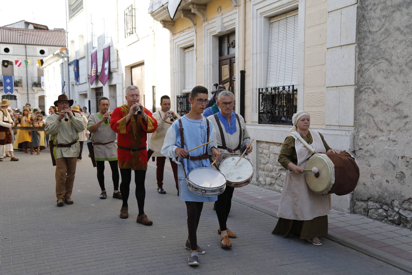 Las imágenes de la recreación de la historia de Campaspero a través de sus vecinos