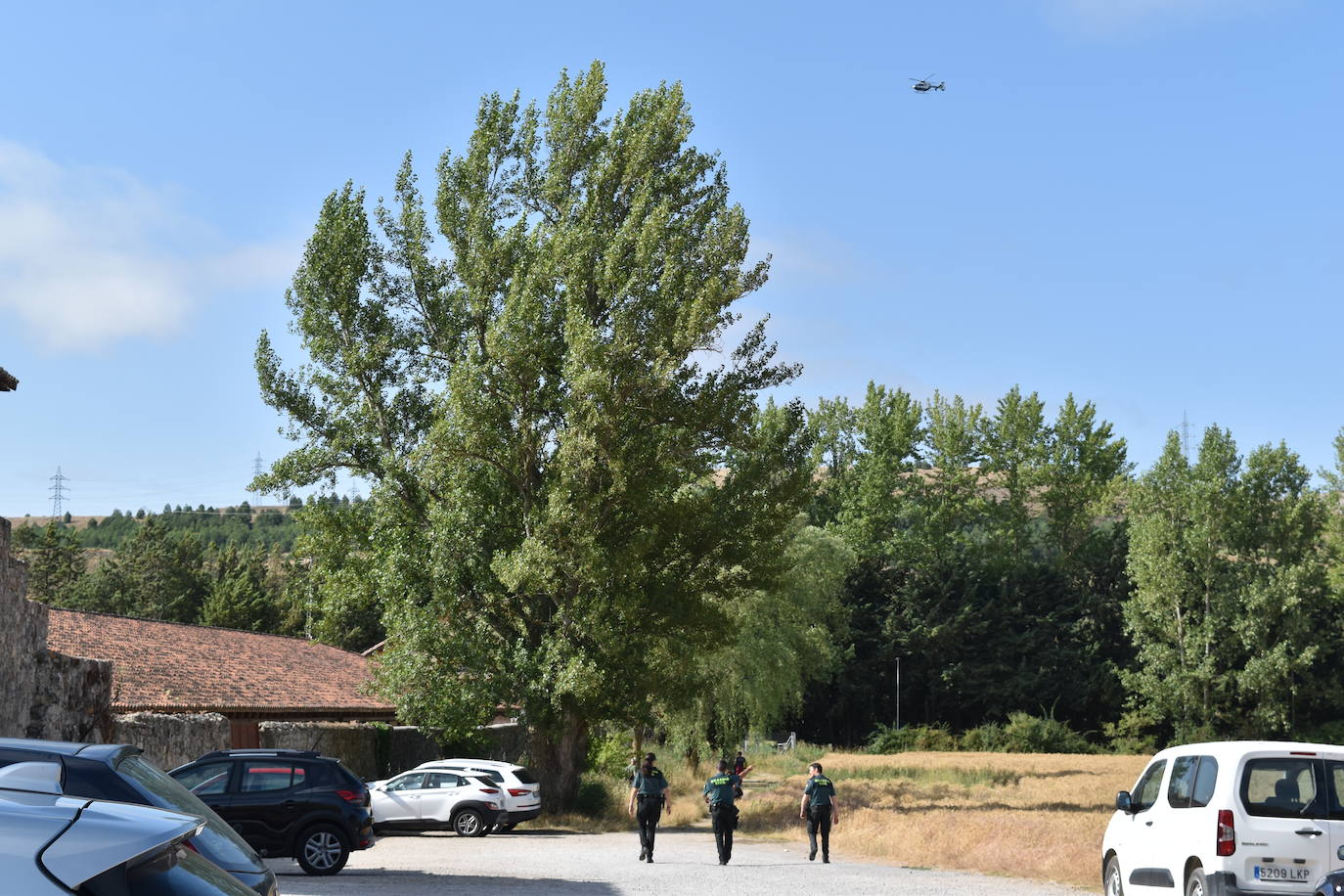 Así transcurre la búsqueda del vecino de Aguilar