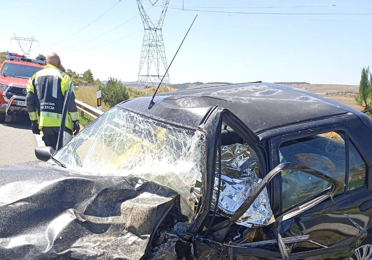 Siniestro vial en Aguilar.