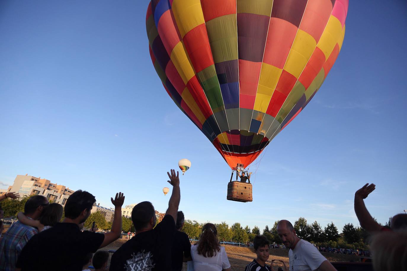 Encuentro de globos aerostáticos, el 12 de septiembre de 2014.