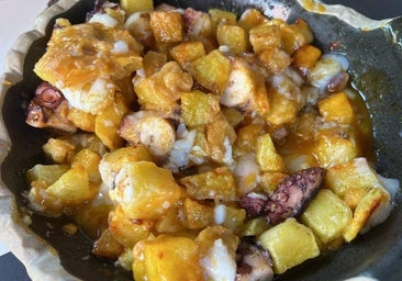 Un original plato de pulpo en el corazón de Parquesol